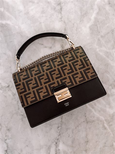 fendi kan u bag small|fendi bag with thick strap.